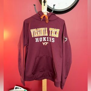 Virginia Tech Hokies Maroon and Orange Hoodie